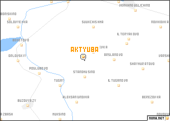 map of Ak-Tyuba