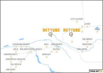 map of Aktyube