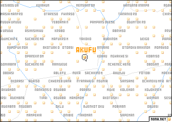 map of Akufu