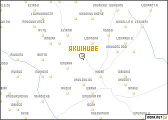 map of Aku Ihube