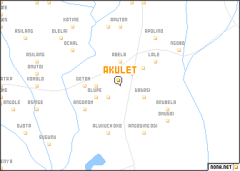 map of Akulet