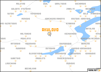 map of Akulovo