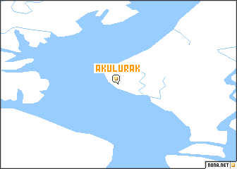 map of Akulurak