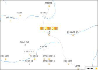 map of Akumadan