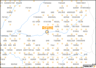 map of Akume