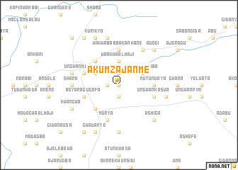 map of Akumza Janme