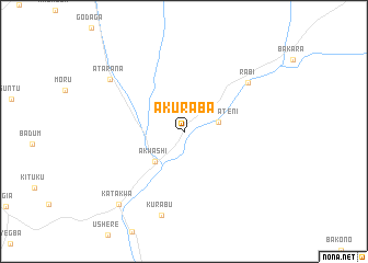 map of Akuraba