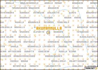 map of Akuranmulla