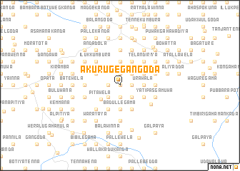 map of Akurugegangoda