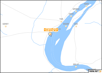 map of Akurwa