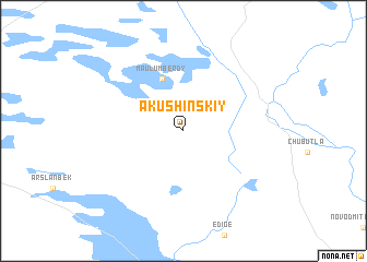 map of Akushinskiy