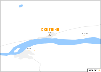 map of Akutikha