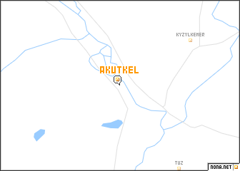 map of Ak-Utkelʼ