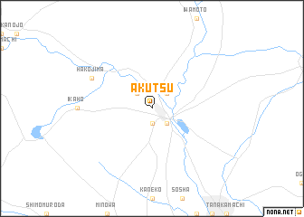 map of Akutsu