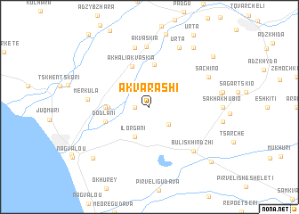 map of Akvarashi