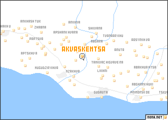 map of Akvaskemtsa