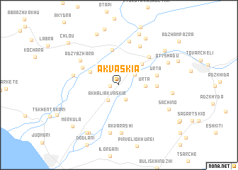 map of Akvaskia