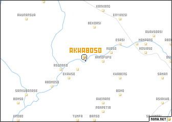 map of Akwaboso