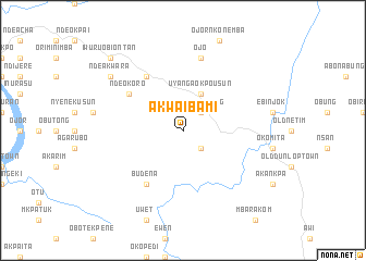 map of Akwa Ibami