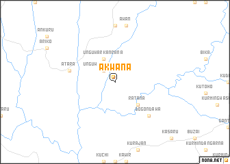 map of Akwana