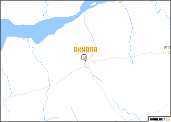 map of Akwana