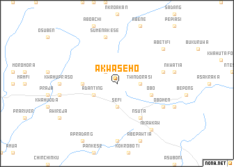 map of Akwaseho