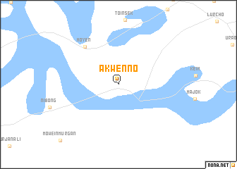 map of Akwenno