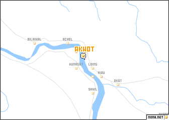 map of Akwot