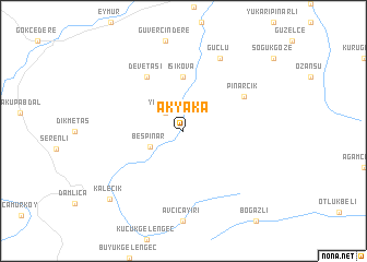 map of Akyaka