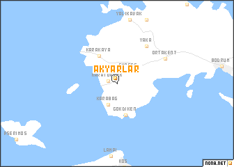 map of Akyarlar