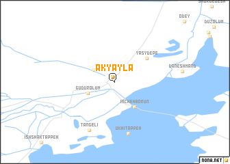 map of Akyayla