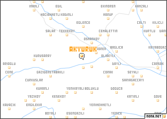 map of Akyürük