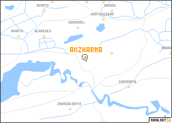 map of Akzharma