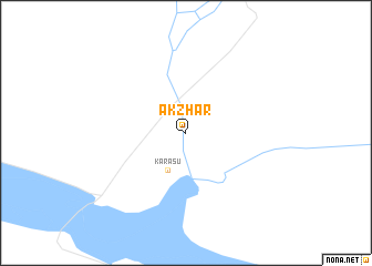 map of Akzhar