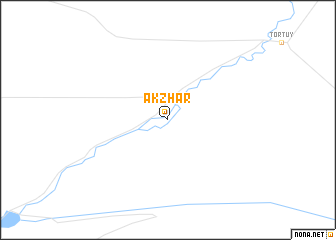 map of Akzhar