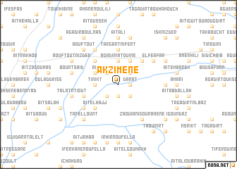 map of Akzimene