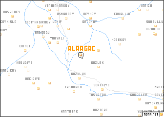 map of Alaağaç