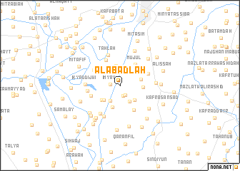 map of Al ‘Abādlah