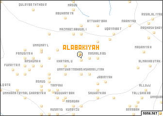 map of Al ‘Abākīyah