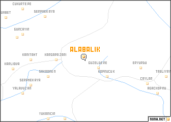 map of Alabalık