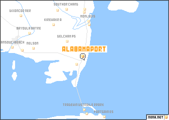 map of Alabama Port