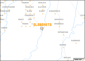 map of Alabameta