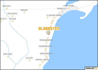 map of Alabaster