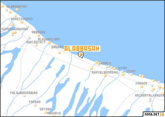 map of Al ‘Abbāsah