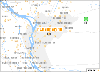 map of Al ‘Abbāsīyah