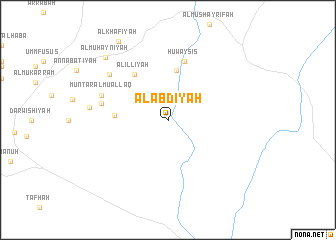map of Al ‘Abdīyah