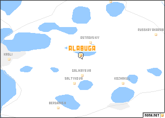 map of Alabuga