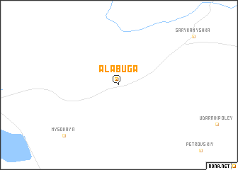 map of Alabuga