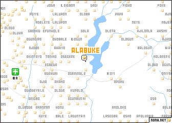 map of Alabuke