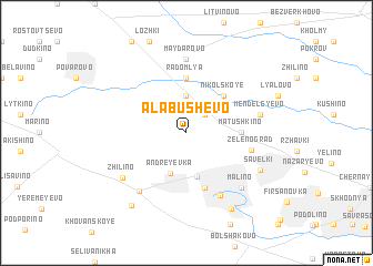 map of Alabushevo
